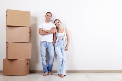 Organised household storage solutions in a Friernbarnet home