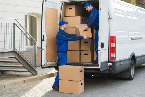Unpacking and setting up a new flat after removals in Friern Barnet